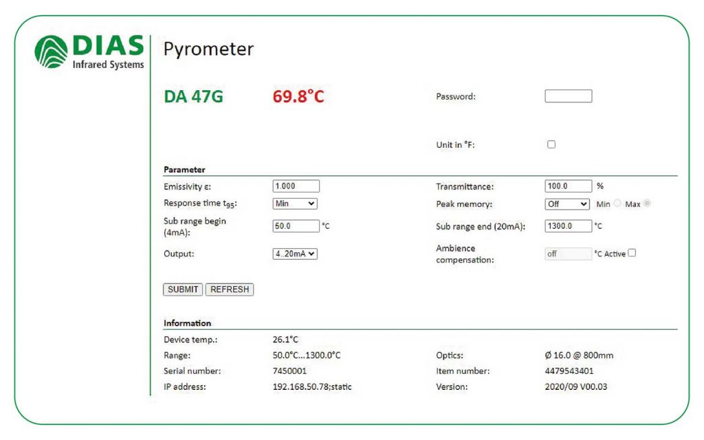 DA47G, ���B�ӾW�j�Ĳ��������ͼt��y�؃x , 50-2500&deg;C